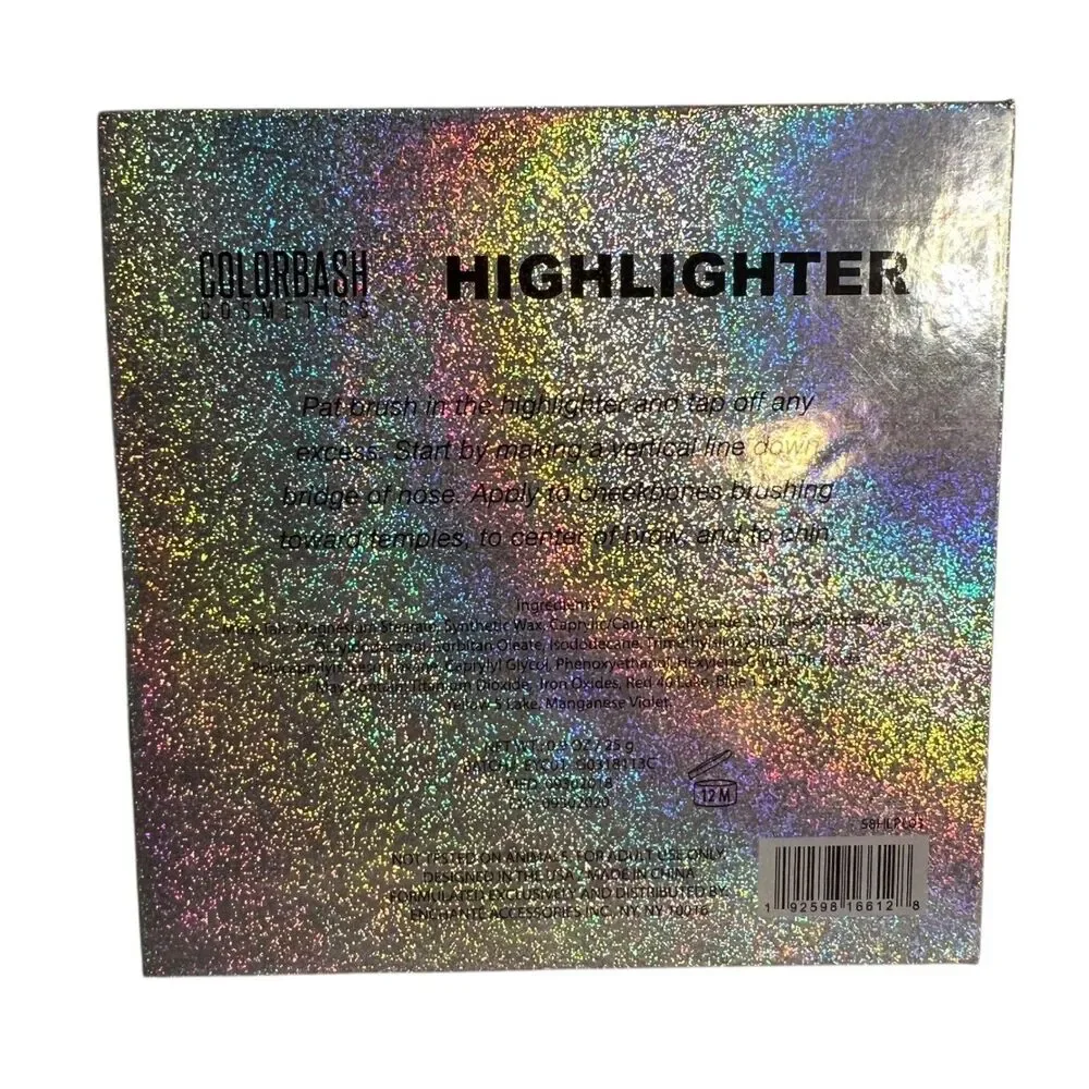 Colorbash Cosmetics Highlighter Face Makeup Shimmer Glow New .9 oz